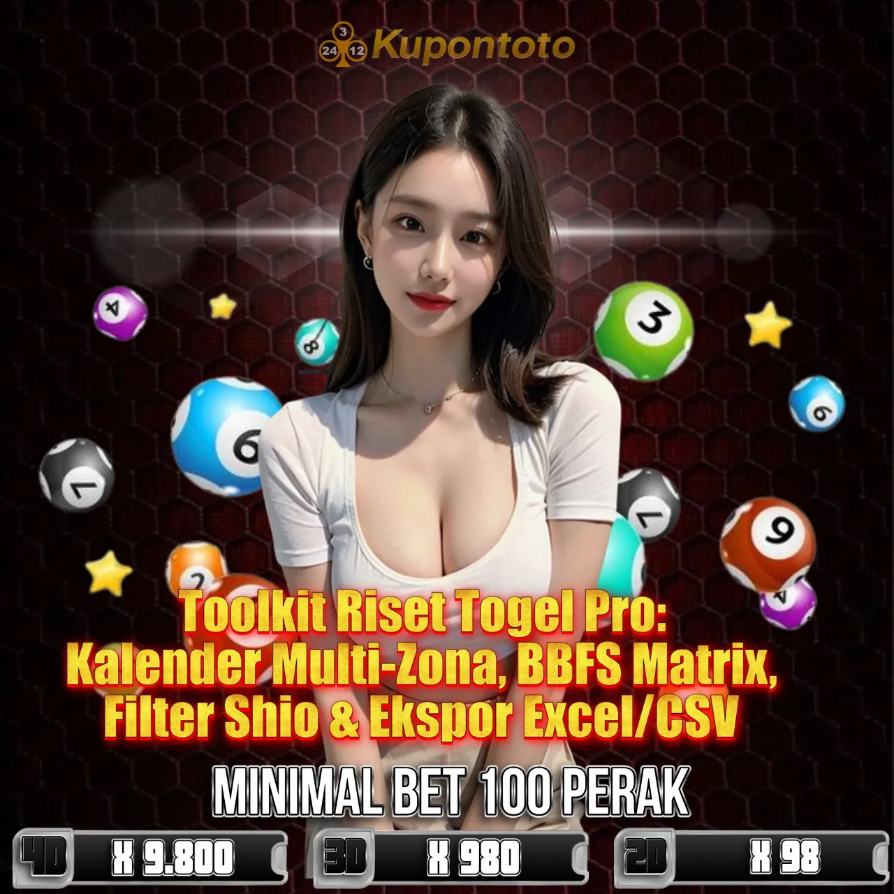 KUPONTOTO | Toolkit Riset Togel Pro: Kalender Multi-Zona, BBFS Matrix, Filter Shio & Ekspor Excel/CSV